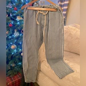 Dr. Collectors Men's 
Stripe Nautical Pants Rope waist belt|used|Size:M